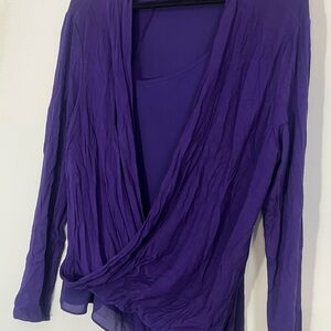 Vince Camuto Rich Purple Women's Blouse